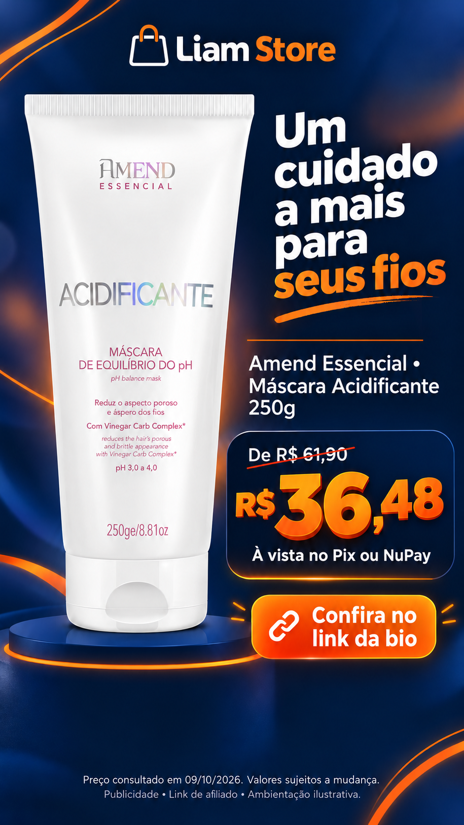 Amend Essencial — Máscara Acidificante 250g