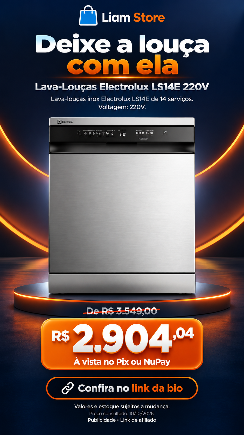 Lava-Louças Electrolux LS14E 220V