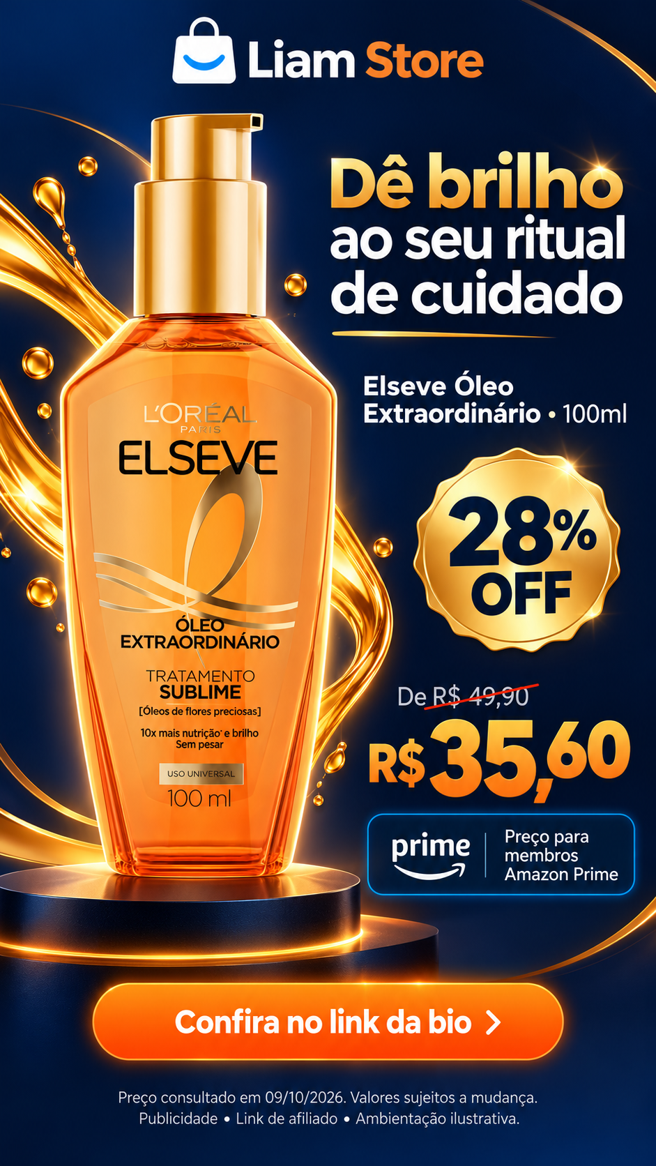 Elseve Óleo Extraordinário — Finalizador 100ml
